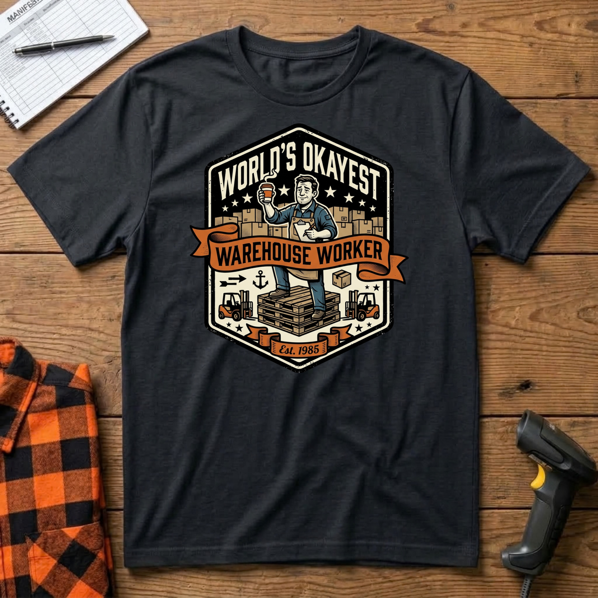 World's Okayest Warehouse Worker T-Shirt
