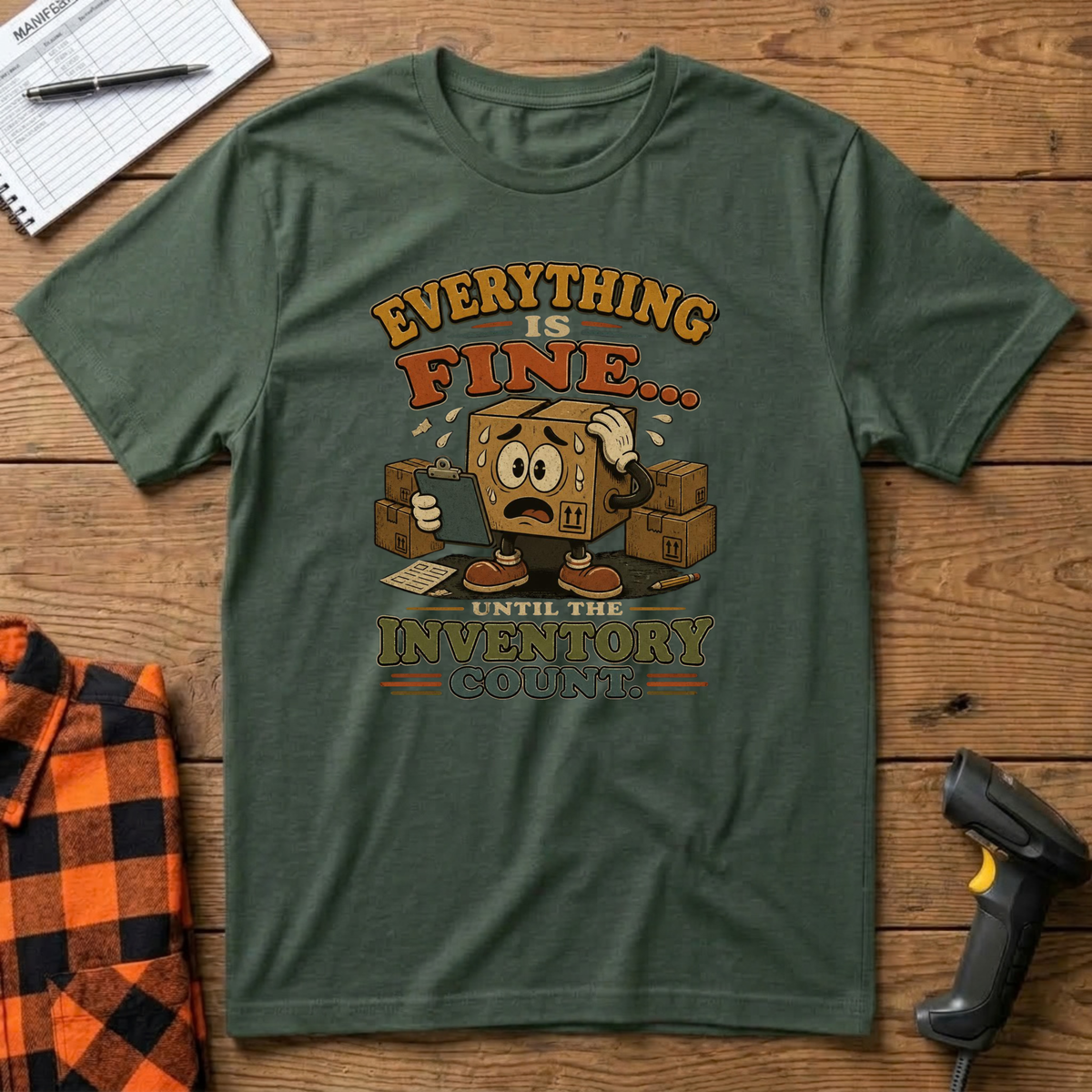 Everything is fine until the inventory T-Shirt