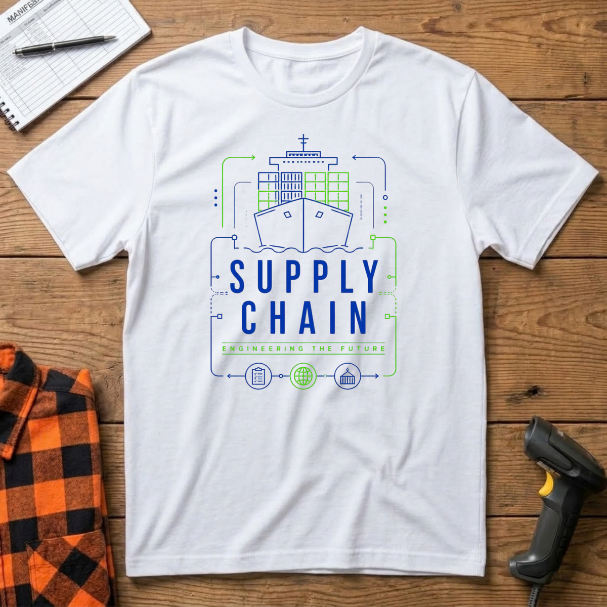 Blue print T-Shirt