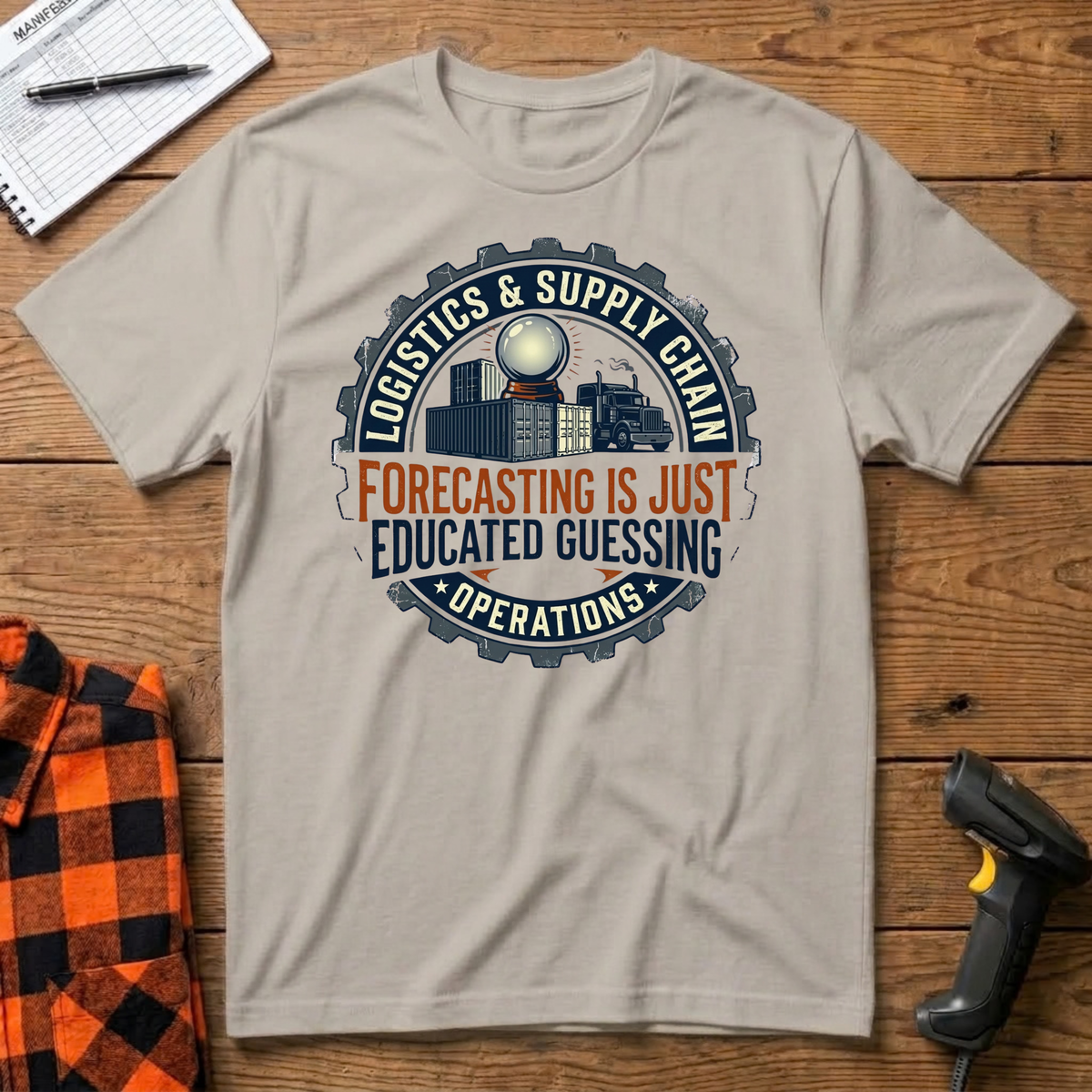 Forecasting is just educated guessing T-Shirt
