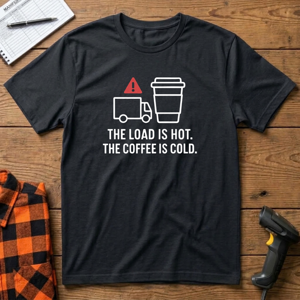 The load is hot the coffee is cold T-Shirt