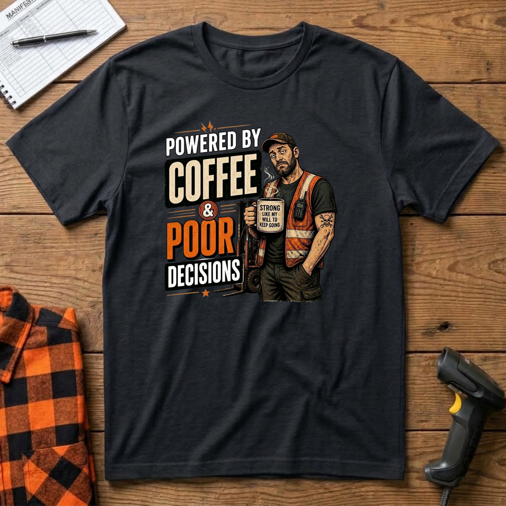 Powered by Coffee & Poor Decisions T-Shirt