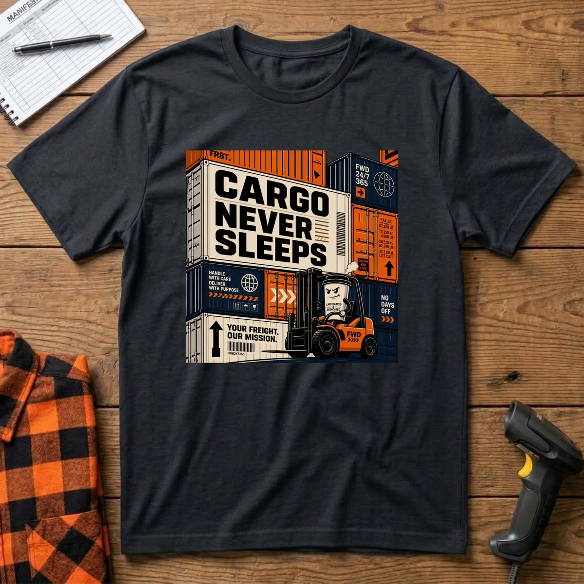 Cargo Never Sleeps T-Shirt