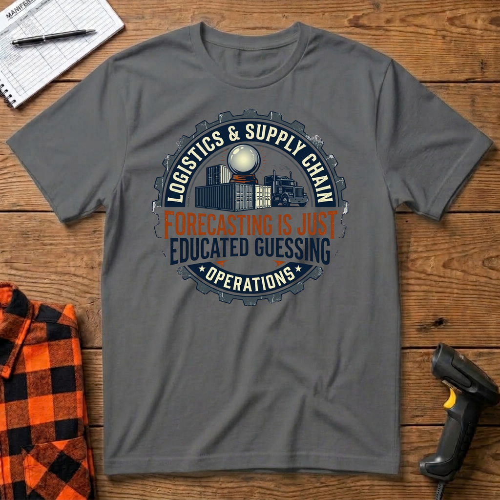 Forecasting is just educated guessing T-Shirt