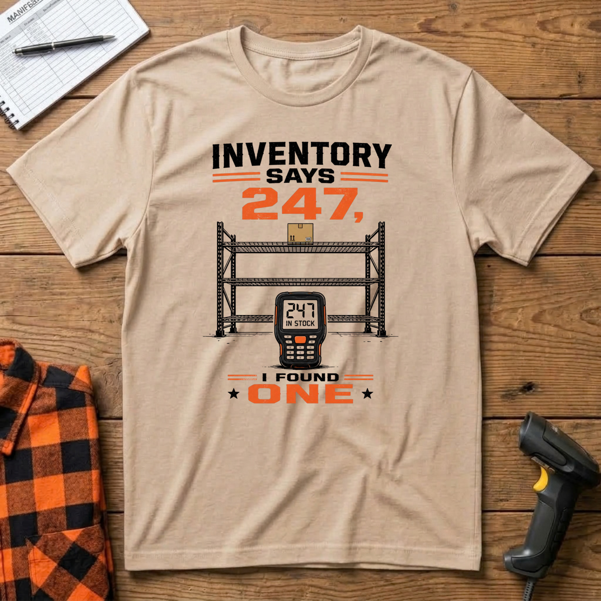 Inventory says 247 I found 1 T-Shirt