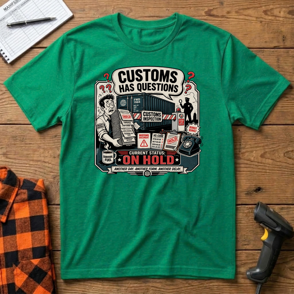 Customs has questions T-Shirt