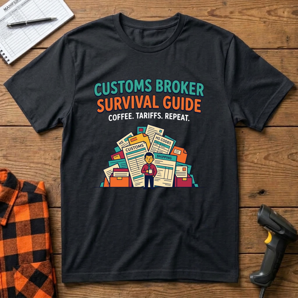 Customs Broker Survival Guide T-Shirt
