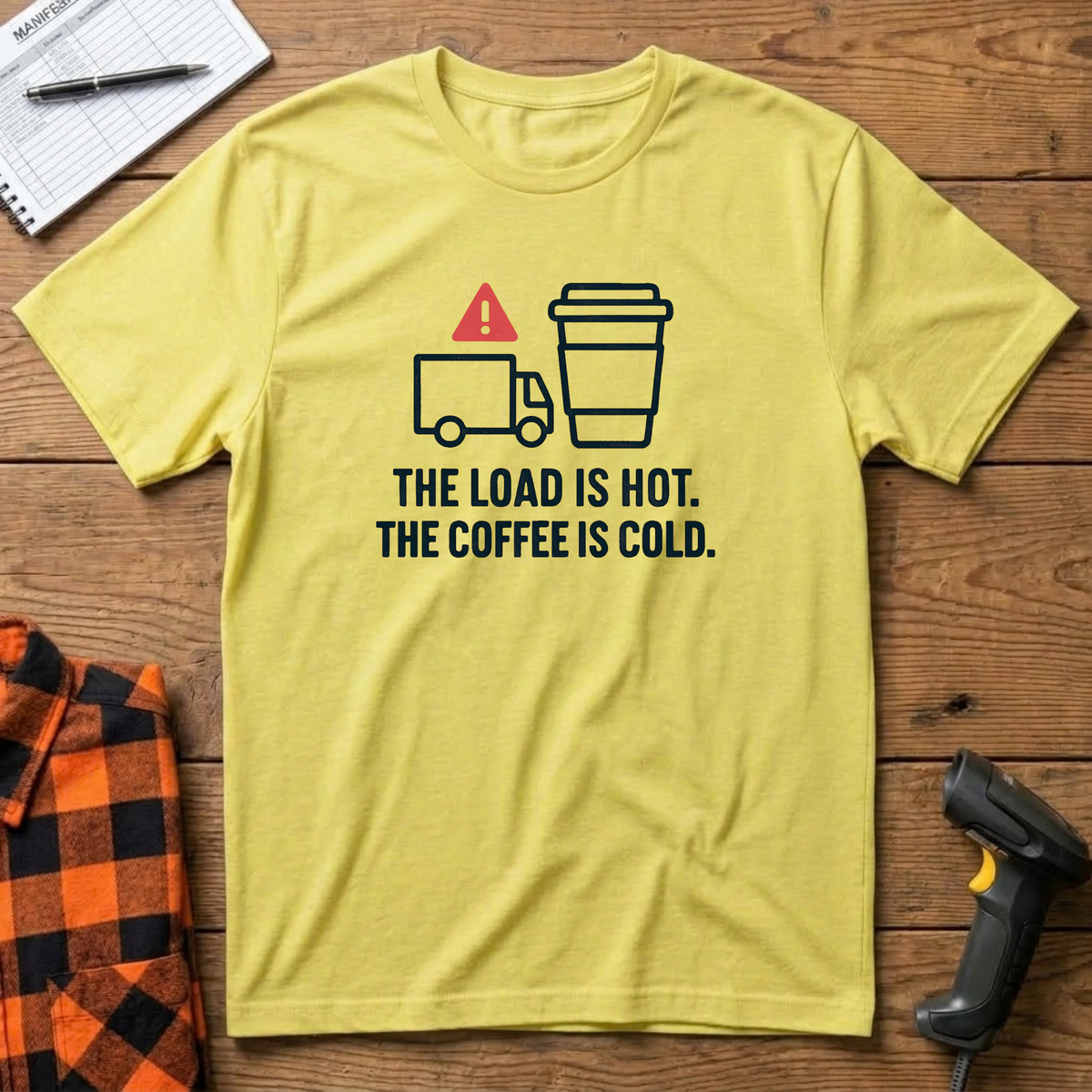 The load is hot the coffee is cold T-Shirt