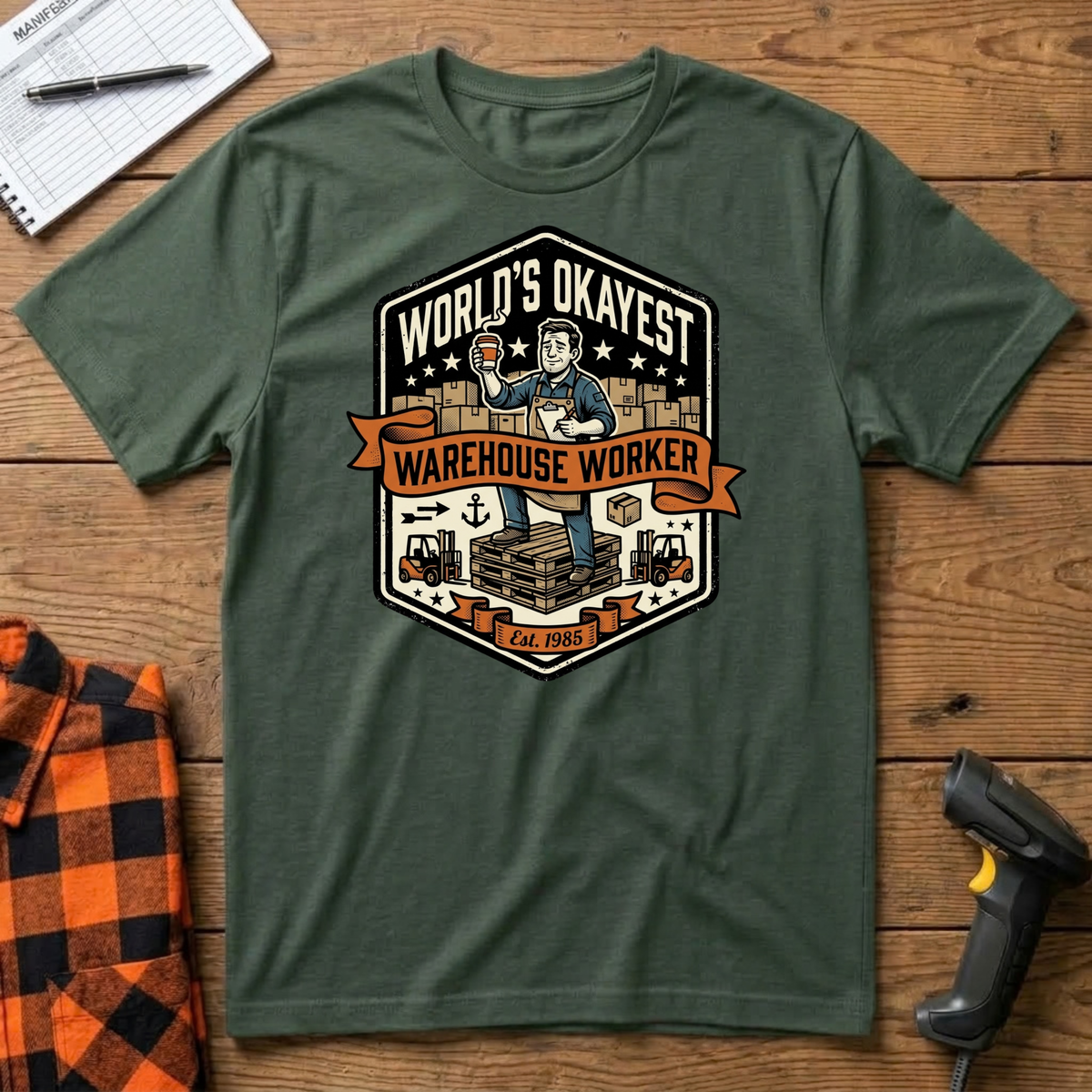 World's Okayest Warehouse Worker T-Shirt