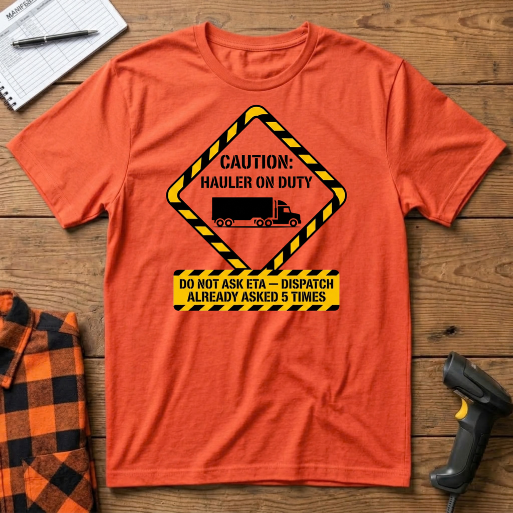 Caution Hauler on duty T-Shirt