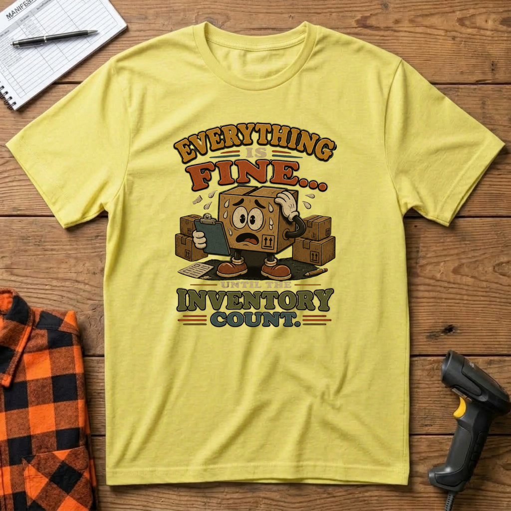 Everything is fine until the inventory T-Shirt