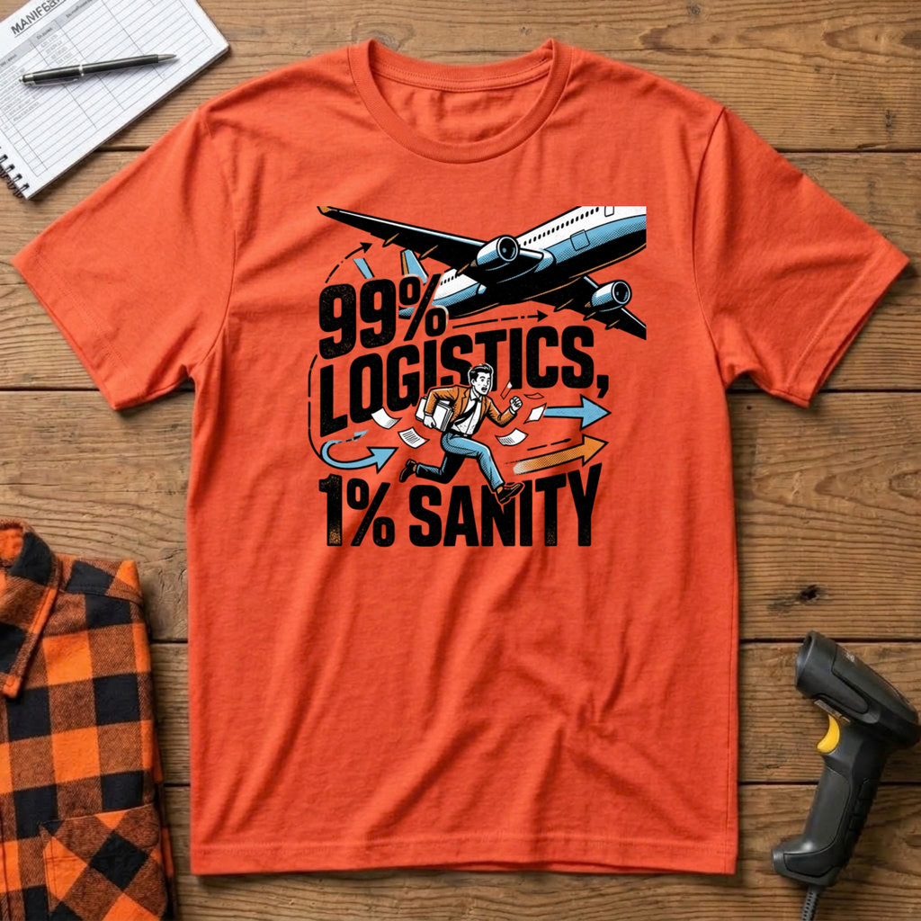 99% Logistics 1% Sanity T-Shirt