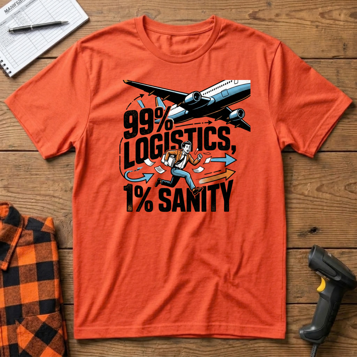 99% Logistics 1% Sanity T-Shirt