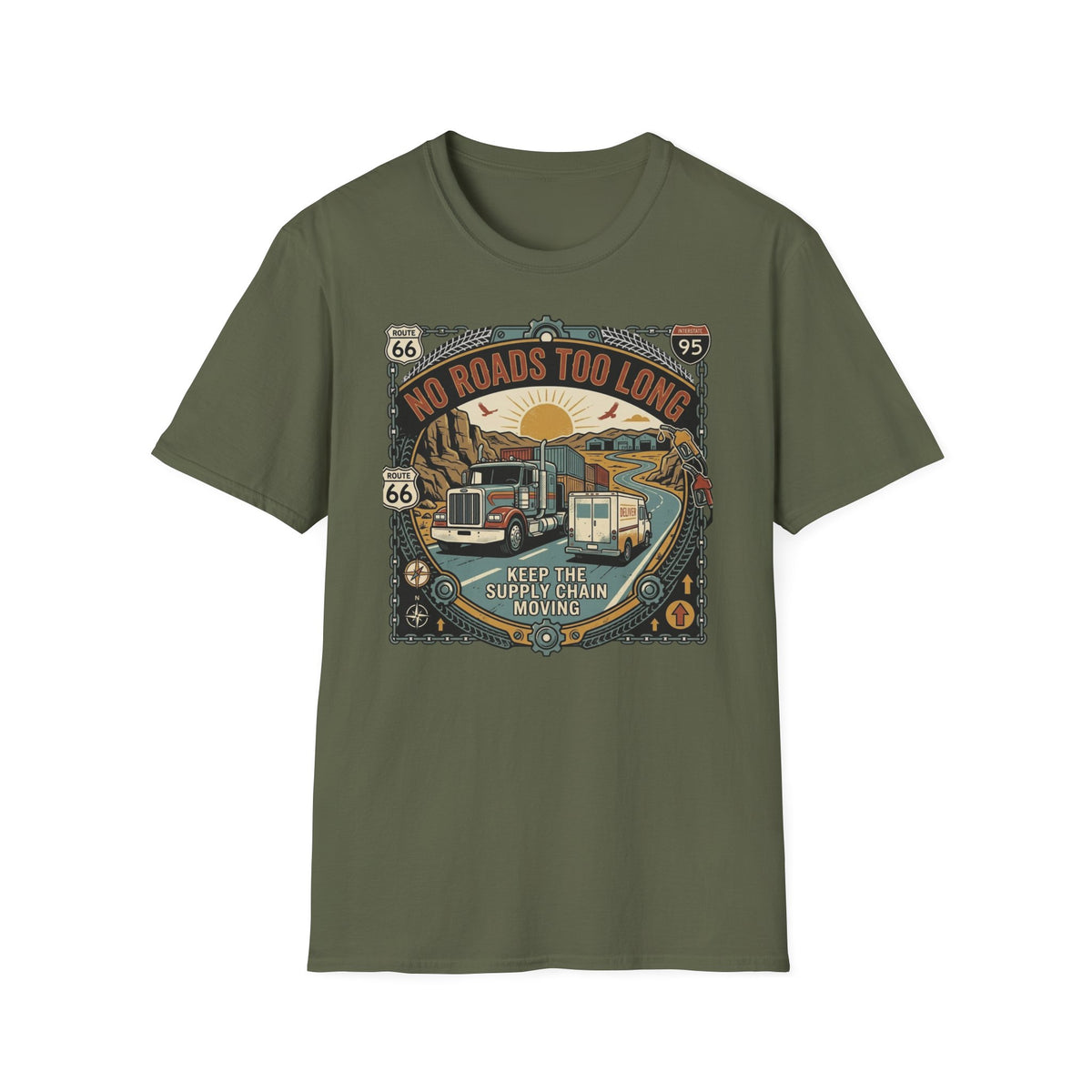 No roads too long T-Shirt
