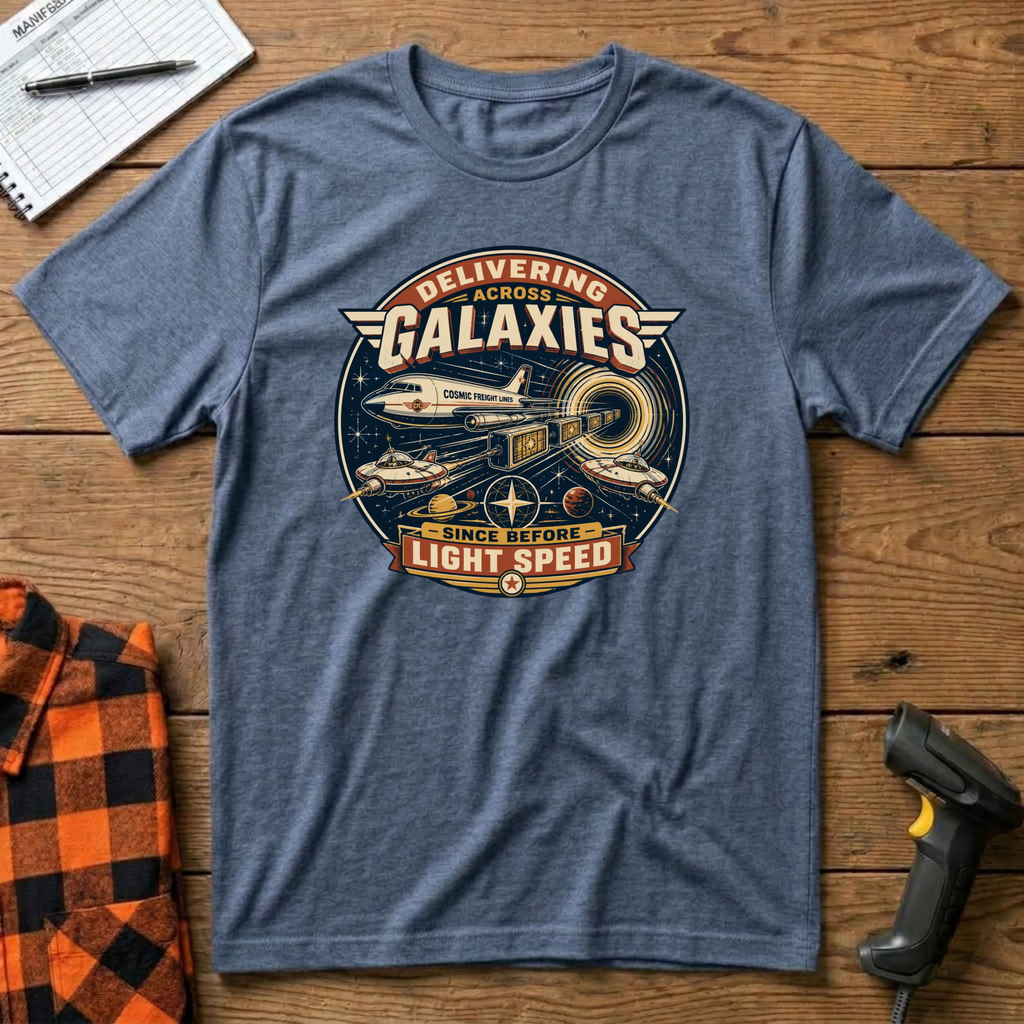 Delivering across galaxies T-Shirt