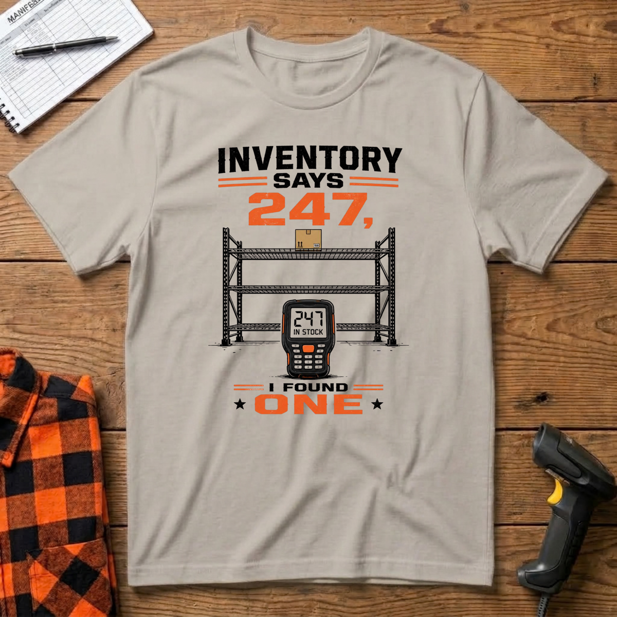 Inventory says 247 I found 1 T-Shirt