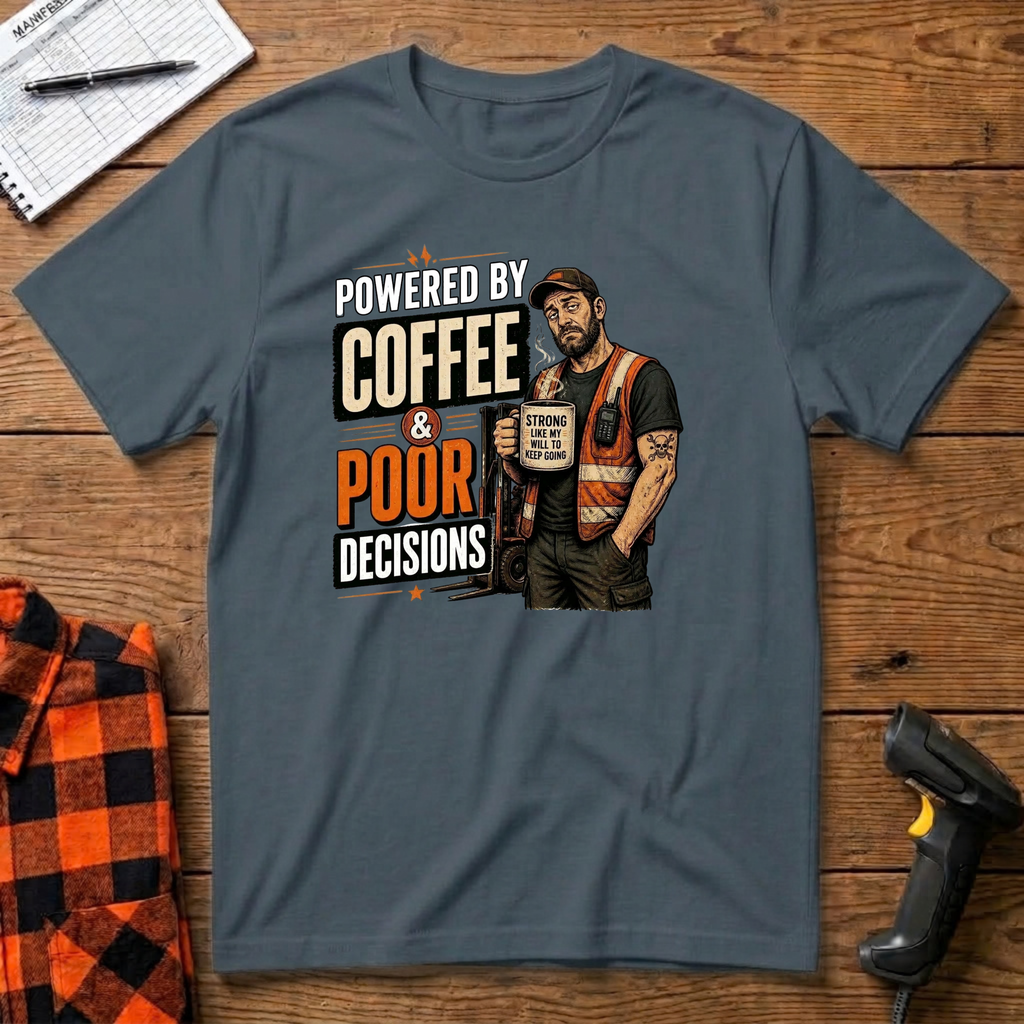Powered by Coffee & Poor Decisions T-Shirt
