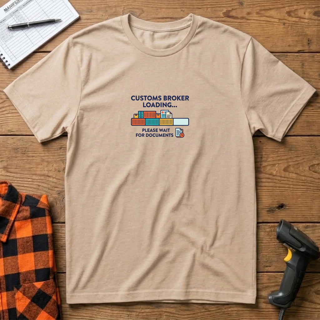 Customs Broker Loading T-Shirt