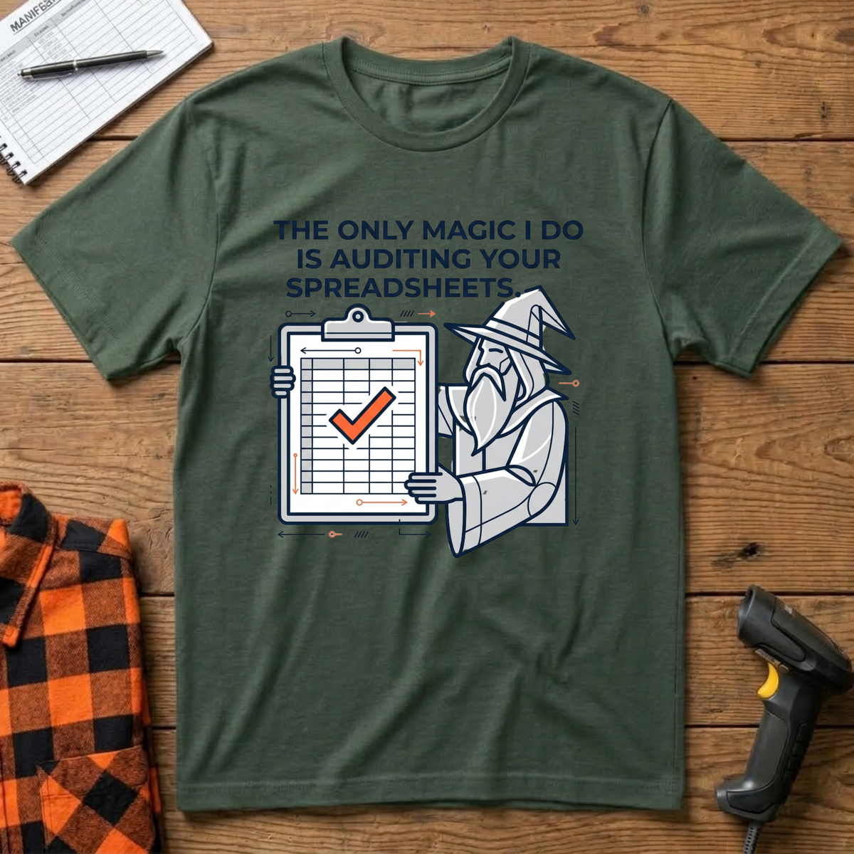 Wizard Spreadsheets Magic T-Shirt