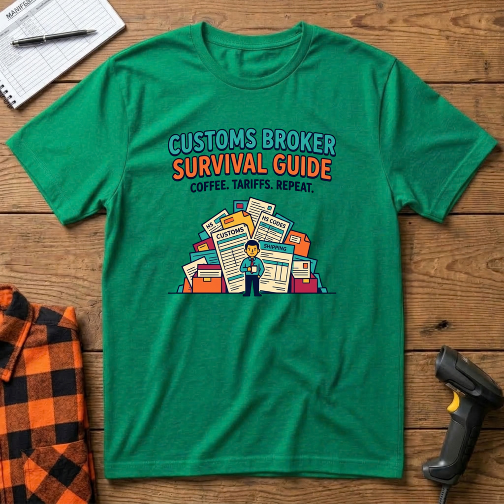 Customs Broker Survival Guide T-Shirt