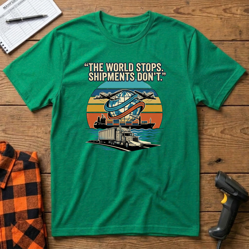 The world stops. Shipment don't T-Shirt