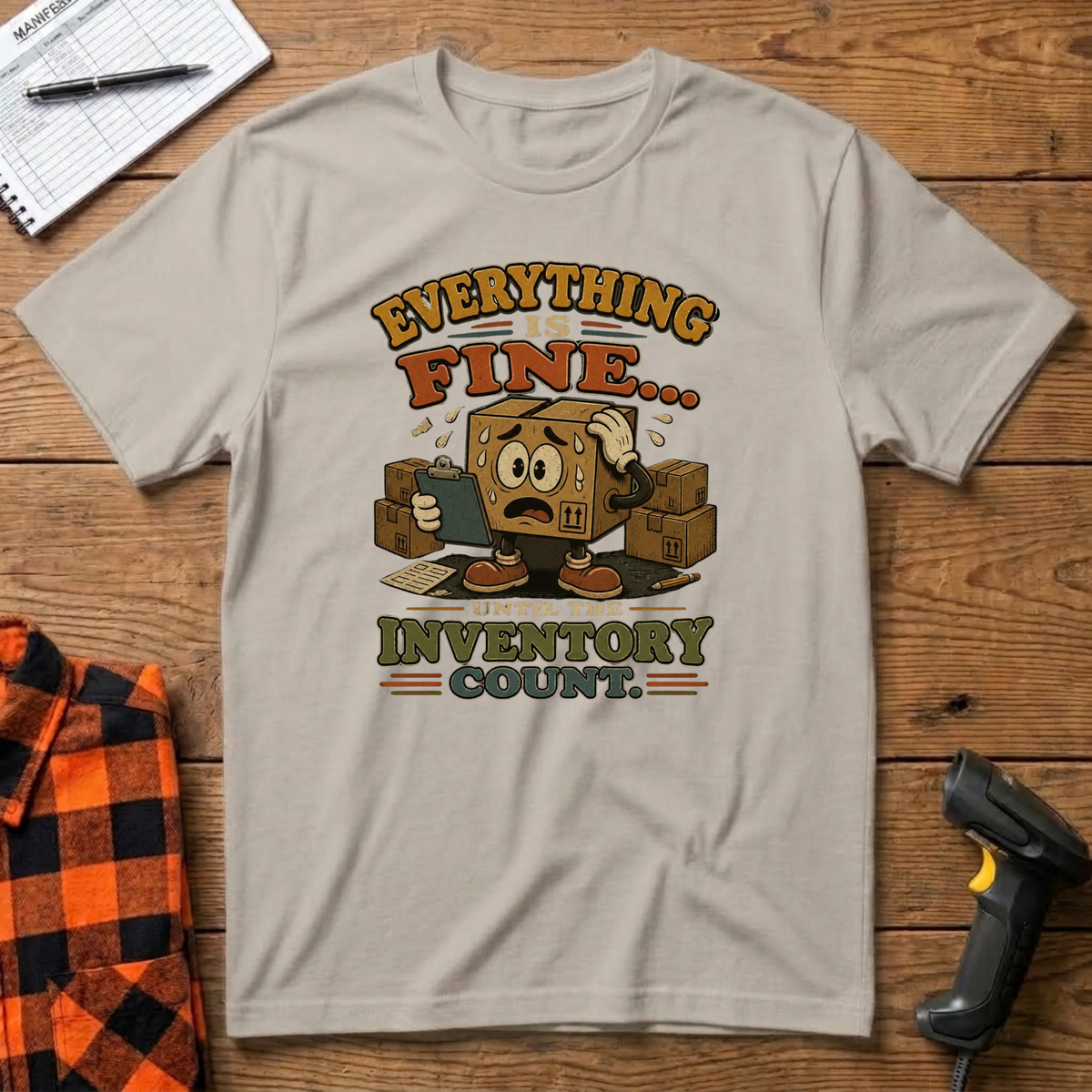 Everything is fine until the inventory T-Shirt