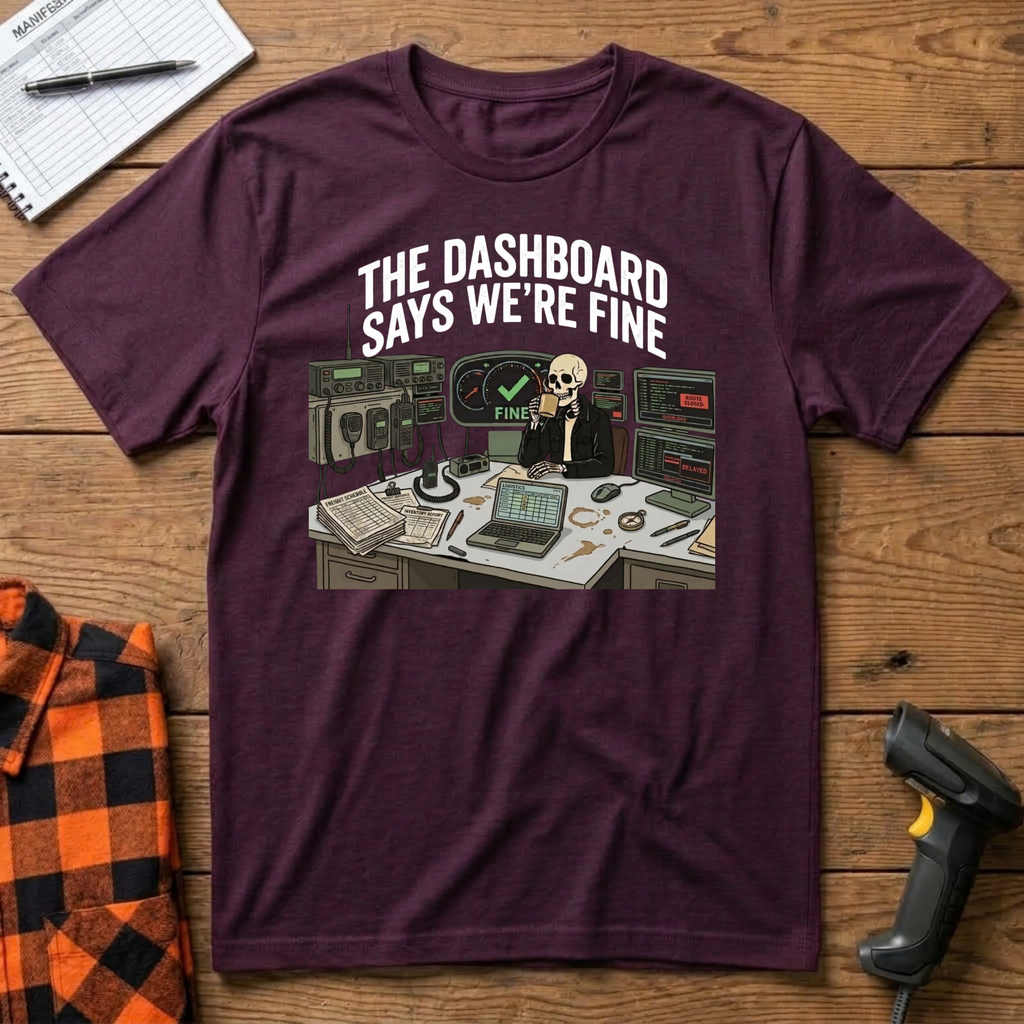 The dashboard says we're fine T-Shirt