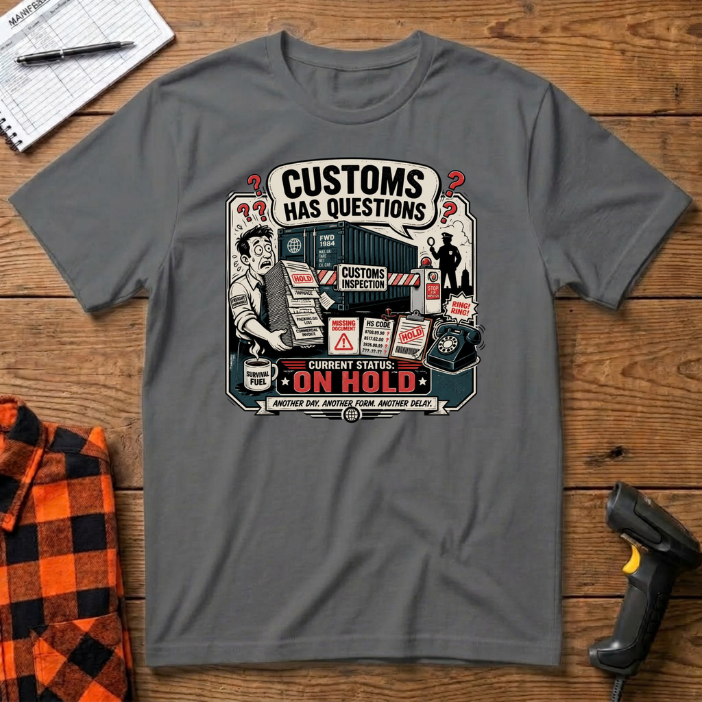 Customs has questions T-Shirt