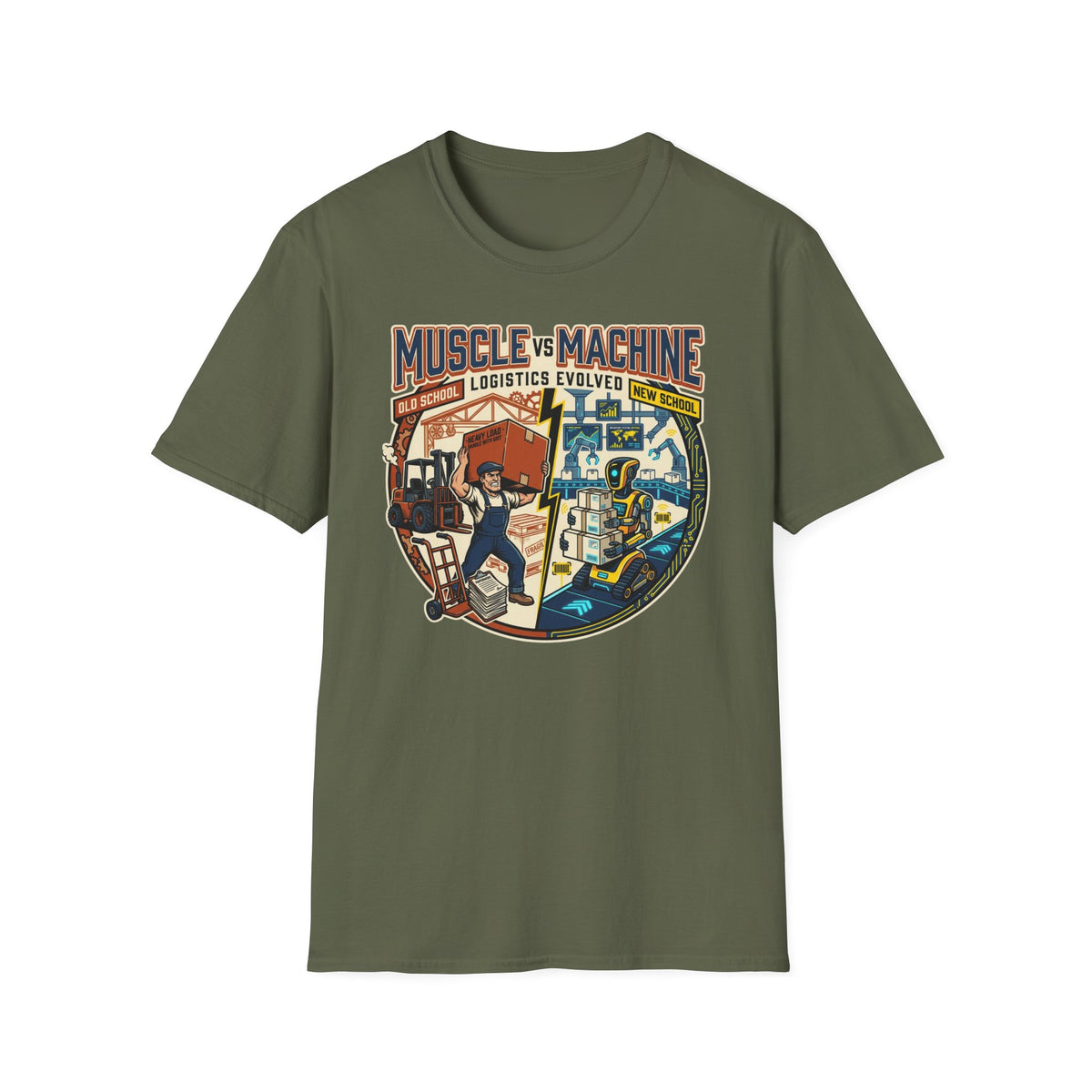 Muscle vs Machine T-Shirt